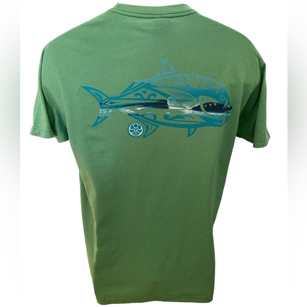 HIC Hawaiian Island Creations Fish Tee Shirt Men M Medium